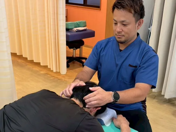 めまいの施術写真