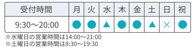 馬込営業時間